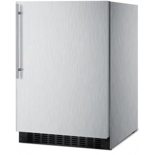 Summit FF64BXCSSHV 24 Inch All-Refrigerator 4.6 cu.ft Stainless Steel with Frost-Free
