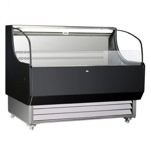Omcan 31406 35 Inch Deli Case Refrigerated 115 Liter Stainless Steel with 2 Shelves Omcan 31406 35 Inch Deli Case Refrigerated 115 Liter Stainless Steel with 2 Shelves