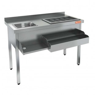 Bar station Hicold NKS-12/7BPK (1200x700(970 with pocket)x850mm)