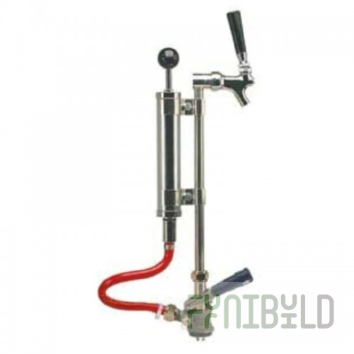 Micro Matic 7520J-9 8 Inch Draft Beer Pump Stainless Steel Chrome with S System