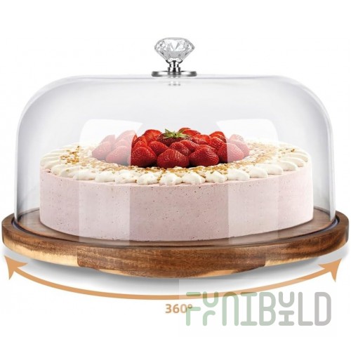 3360/3365 cake stand 264x264x103 ⌀ 222x94 (3 + 91) in (min. 200 pcs)