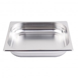 Tablecraft CW40141 6 Quart Stainless Steel Chafing Steam Pan Dishwasher Safe
