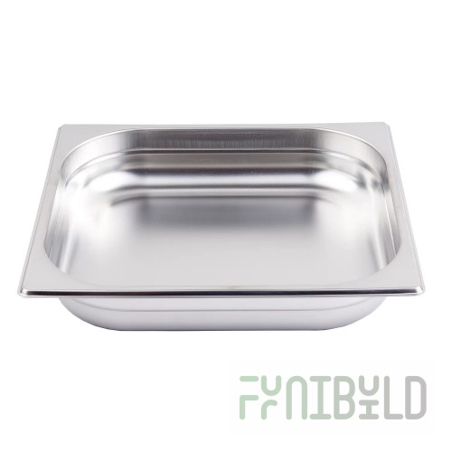 Tablecraft CW40141 6 Quart Stainless Steel Chafing Steam Pan Dishwasher Safe