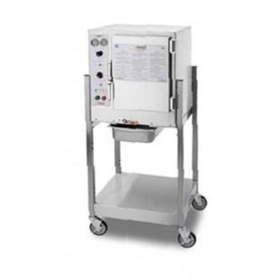 AccuTemp S62403D110 SGL 27 Inch Electric Convection Steamer with Stand and Casters
