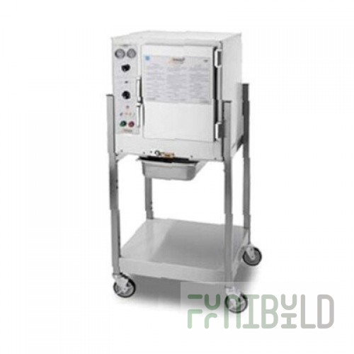 AccuTemp S62403D110 SGL 27 Inch Electric Convection Steamer with Stand and Casters