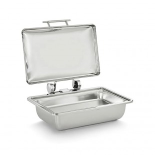 Vollrath 4644015 Mirage® 8 Qt. Full Size Induction Chafer with Stainless Steel Top and Full Size, 2.5