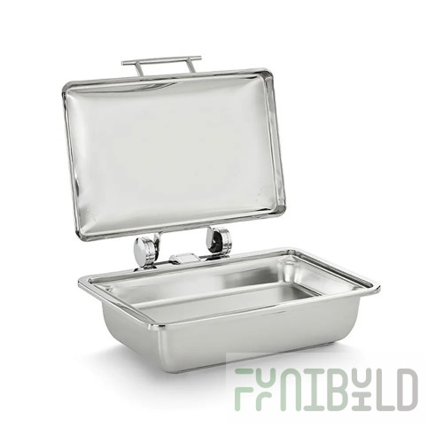 Vollrath 4644015 Mirage® 8 Qt. Full Size Induction Chafer with Stainless Steel Top and Full Size, 2.5