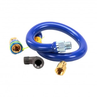 Dormont CAN1675BPQ36BX 3/4 Inch Diameter Moveable Gas Connector Hose Assembly with Accessories