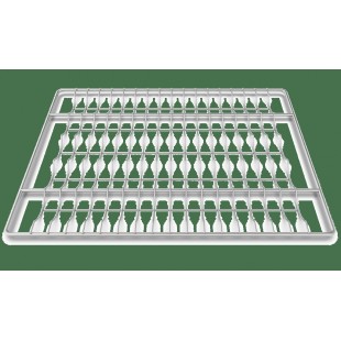 Corrugated baguette grid (4 pcs. included) SMEG 3810 (600 x 400 in)