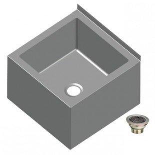 SPG International MOP-20-8 Universal Stainless Mop Sink Floor Mounted 20