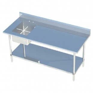Sapphire Manufacturing SMTPS-3060L Work Table With Prep Sink 60