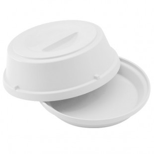 Cambro HK39148 Camwear® Antique White Heat Keeper Base and Cover for 9