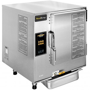 AccuTemp P61201D060 SGL 27 Inch Gas Boilerless Convection Steamer with Digital Controls 60000 BTU
