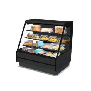 Hussmann DZC-C-144R 144 Inch Remote Refrigerated Bakery Display Case with LED Lighting
