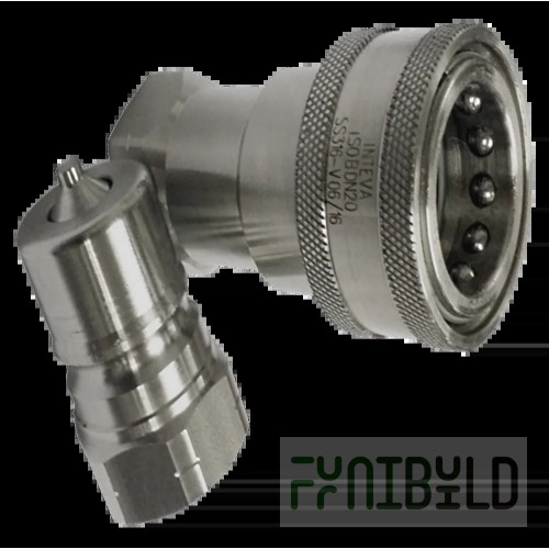 Fisher 97756 1/2 Inch Quick Disconnect Coupler Stainless Steel with Quick Disconnect