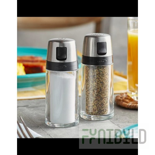FOH TSP004WHP23 Spiral® Salt And Pepper Shaker Set 2 Oz. 2