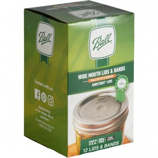 Ball 42000ZFP Wide Mouth Lids for Canning Jars - 12/Pack