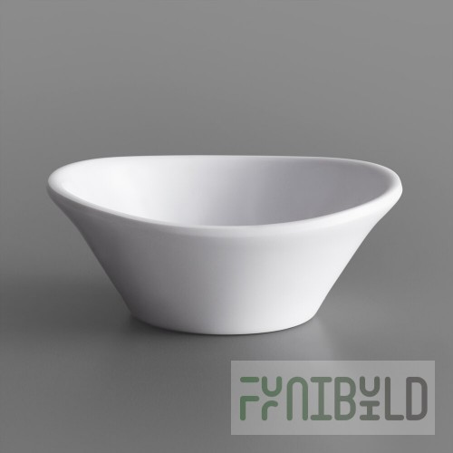 Carlisle 5301102 2 Oz White Melamine Sauce Cup Dishwasher Safe