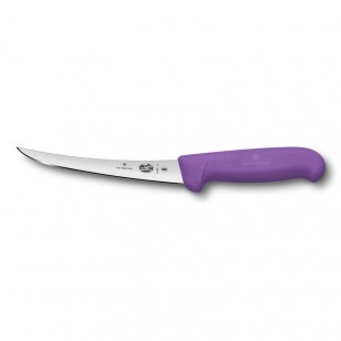 Victorinox 5.6605.15 6 Inch Blade Purple Fibrox Pro Boning Knife Carbon Stainless Steel