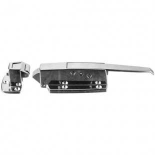 AllPoints W19-2000 Latch 2-31/32 Inch Chrome-Plated Steel with Strike