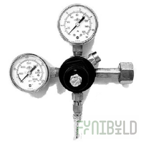 Glastender RKH-TC Regulator Kit CO2 High Pressure Tank Mount with Nylon Tubing