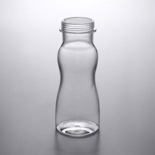 GET SDB-16-PC-B-CL 16 oz. Clear Polycarbonate Salad Dressing / Juice Bottle