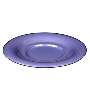Yanco MS-9303BU 5-1/2 Inch Diameter Round Saucer Blue Melamine - 4 Dozen Packs