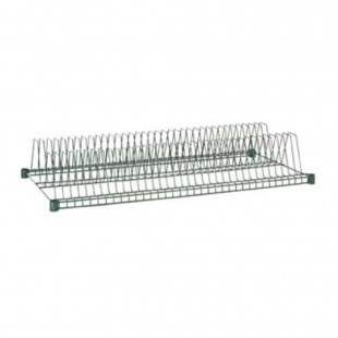 1880 Hospitality FTS2448835GN 48 Inch Wire Drying Rack Green Epoxy Finish