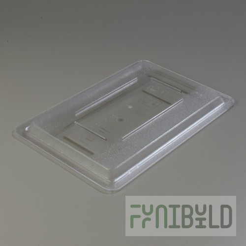 Carlisle 1061707 18 Inch Food Storage Lid with Reinforced Corners Polycarbonate Clear