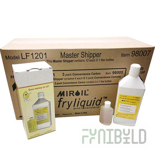 MirOil USA LF301-98005 Fryliquid™ Antioxidant (1) 3 Liter Pack Convenience Carton