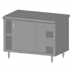 SPG International 5CBT-30 Universal Stainless Work Table Cabinet Base With Open Front 60