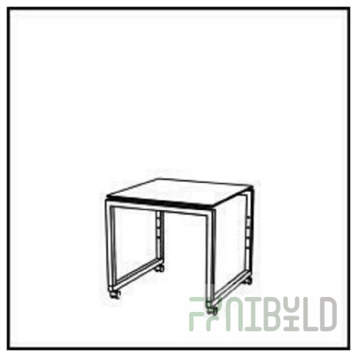 BauscherHepp VE-14003 12 Inch Table Top Buffet Etagere XS with Compact Laminate