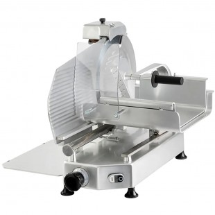 Omcan 46163 28 Inch Electric Food Slicer Steel Blade Manual Operation