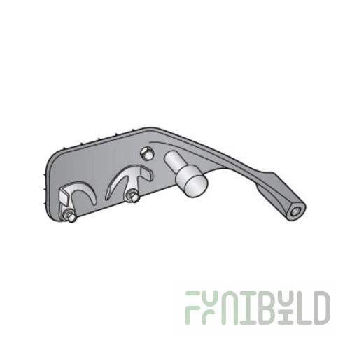 Alfa G-123 End Weight Lock Pin with Nut for Globe Slicers Replacement Parts
