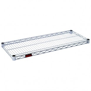 Eagle A4-74-1836Z 36 Inch 4-tier Wire Shelving Unit Zinc Finish with QuadTruss Design