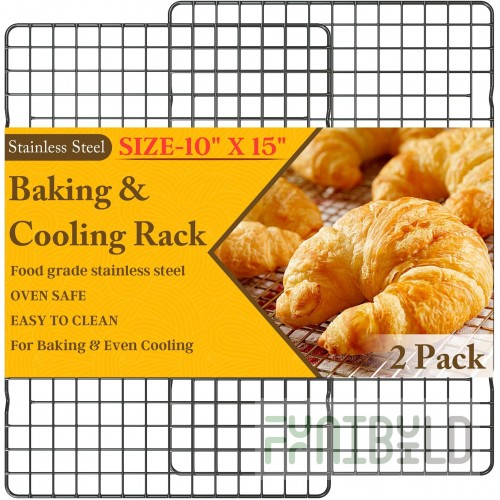 AllPoints 2117000 26 Inch Oven Rack Heavy Duty Stainless Steel with Wire Grid