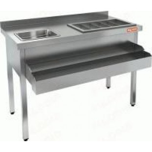Bar station Hicold HKS-10/7BK (1000x700(870 with pocket)x850 in)