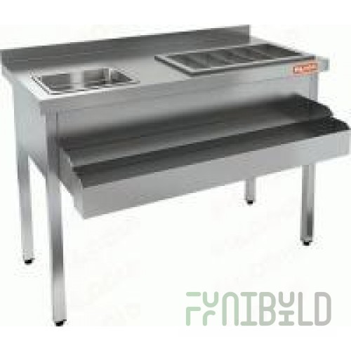 Bar station Hicold HKS-10/7BK (1000x700(870 with pocket)x850 in)