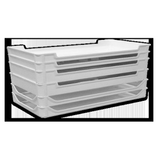 MFG Tray 800108 5269 Stacking Storage Container 12 Gallon 31-3/4