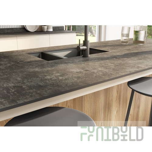 BauscherHepp VE-14014 24 Inch Table Top Compact Laminate with Stain Resistance