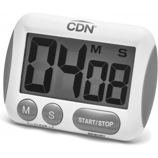 CDN TM15 2-1/2 Inch Digital Timer Loud Alarm and Last Count Recall ABS