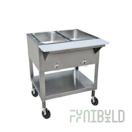 Hubert 28W-197 Kratos® Steam Table Electric 3 Wells
