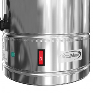 Koolmore KM-CCP100 13 Inch Electric Coffee Percolator 100 Cups Stainless Steel with Double Wall Insulation