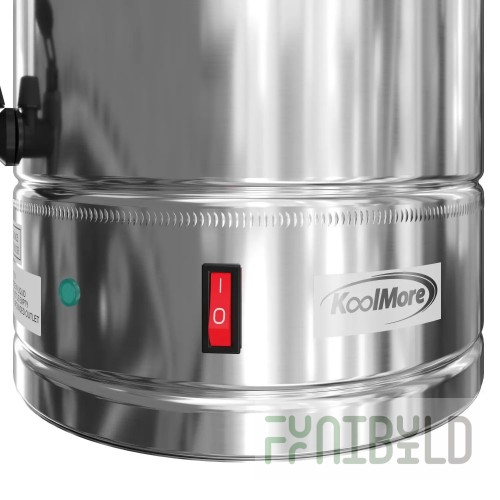 Koolmore KM-CCP100 13 Inch Electric Coffee Percolator 100 Cups Stainless Steel with Double Wall Insulation