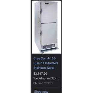 Cres Cor HS2202213HT 27 Inch Pick Up and Delivery Heated Shelving Stainless Steel Cres Cor HS2202213HT 27 Inch Pick Up and Delivery Heated Shelving Stainless Steel