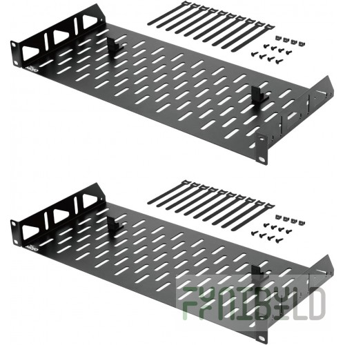GET Enterprises RCK-B5 6-3/8 Inch Holder Rack Stacking Wire Black PE Coated
