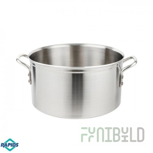 Vollrath 77523 20 Quart Stock Pot 3-Ply Construction Aluminum Core and Stainless Steel