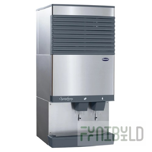 Follett 110CT425A-LI Air-Cooled Ice Dispenser Chewblet Nugget Countertop with Lever Dispense 425 Lb/Day