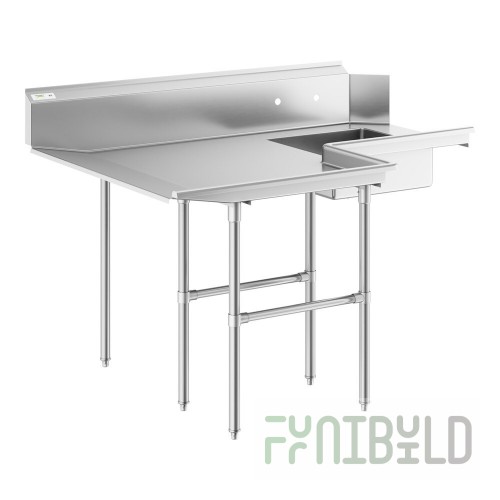 SPG International SDT-SL-5-L Universal Stainless Dishtable Soiled 60