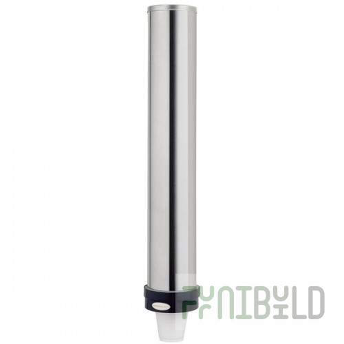Modular 1007614 Simpli-Flex Deluxe ESF1004 Stainless Steel Surface Mount 3.5 - 22 oz. Cup Dispenser